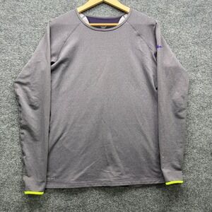 Nike Pro Dri-FIT Womens XL Gray Purple Training Top Long Sleeve 548773-506